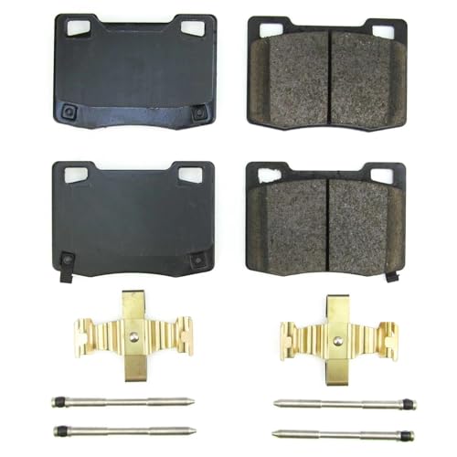 Image of PowerStop Rear Brake Pads for Ford Mustang 2020-22 - Z17 Ceramic Brake Pads with Installation Hardware, 17-2363