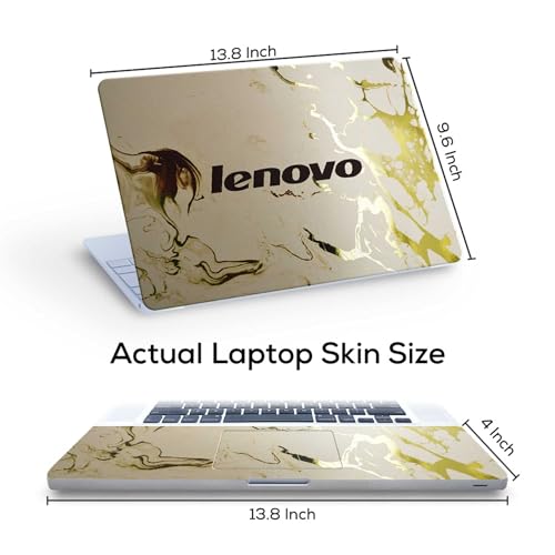 Image of Pattern L8 Top+Wrist Pad Vinyl Laptop Skin /Sticker /Cover for 14 Inches Laptops Laminated-Removable-HD Quality Compatible for Lenovo (13.8x9.6 Inches)