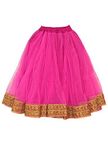 Image of A.T.U.N. (ALL THINGS UBER NICE) Girl's Ghagra Synthetic Readymade Lehenga Choli