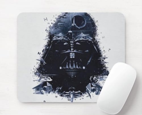 Top Banana Gifts Tappetino per mouse in stile retrò, 24 x 19 cm, motivo: Darth Vader