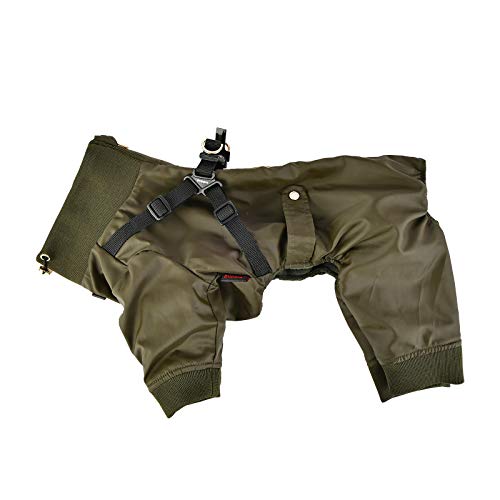 Puppia PLSD-JP1663-KH-L Garnet Pet Coat, Khaki, Large - Image 3