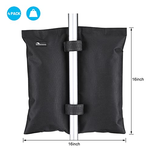 Mrrihand Paviljoen gewichten 1680D Oxford verdikken, zandzak verzwaring, paviljoen zandzakken set van 4 gewichten voor… - Image 8