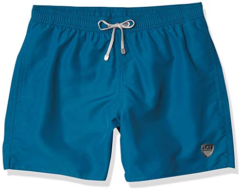 EA7 Emporio Armani Active Men's Seaworld Swim Boxer, Baltic, 50