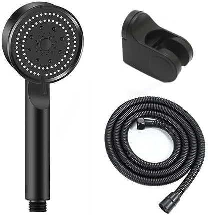 FEXMY shower spray 5 in1 Faucet Handheld Shower Head,9 Inch high-pressure water flow multi-functional with 5 unique spray modes hand Shower for Bathroom(With 1.5 Mtr Shower Tube Hose Pipe)