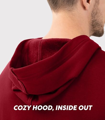 DAVID ARCHY Men's Fleece Hooded Pajama Set Soft Long Sleeve Loungewear Comfortable Sweatshirts & Pajama Pants PJ Sets for men4