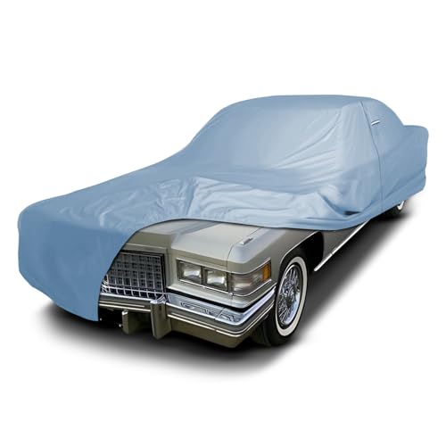 Image of iCarCover Premium Car Cover for 1965-1976 Cadillac Calais Heavy Duty Waterproof All-Weather Automobiles Custom Fit Indoor Outdoor UV Snow Protection Covers with Straps and Bag