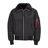 ALPHA INDUSTRIES Herren B15-3 TT, Black, M