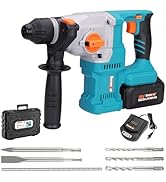 Berserker 20V Cordless 1-1/8" Rotary Hammer Drill SDS-Plus Brushless Motor with Safety Clutch, 4....