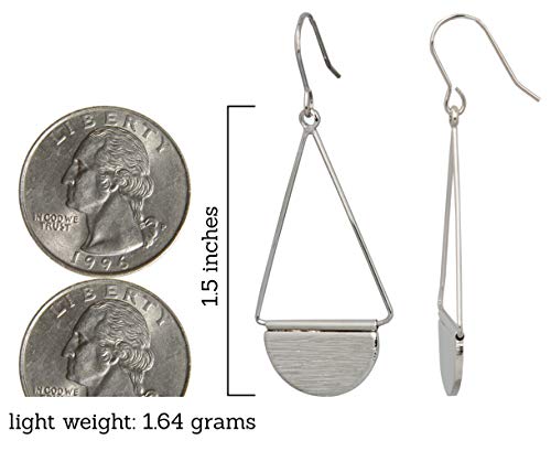 SPUNKYsoul Shield Earring (Small Silver)