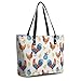 CWECVWE Large Capacity Satchel Casual Shoulder Shopping Bag, Soft Leather Tote Bag, Fashion Hobo Handbags With Zipper Compatible with Cute Hen Rooster Chicken