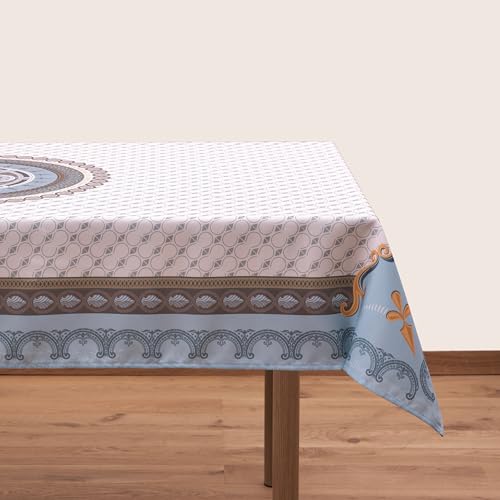 Nappe en polyester lavable sans repassage pour table basse - 2