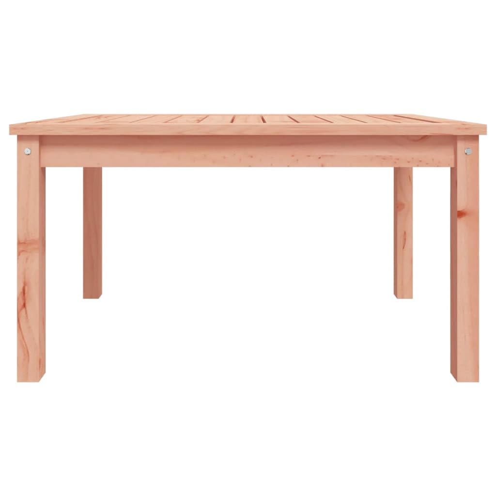 Tavolo da giardino in legno massiccio Douglas, 82,5 x 50,5 x 45 cm, tavolo da terrazza, balcone, tavolo da esterno, tavolino per terrazza, balcone, giardino e campeggio
