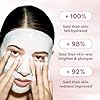 Quasi Bio-Collagen Face Mask Overnight – Hydrating Korean Sheet Mask – Niacinamide & Low Molecular Collagen – Firming & Smoothing Skincare for All Skin Types – 4 Masks #6