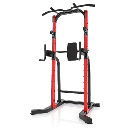 ZENOVA Power Tower Pull Up Bar Stand Pull Up Station Strength Training Equipment Multi-Function Gym Equipment for Pull Up/Dip/Squat/Bench Press