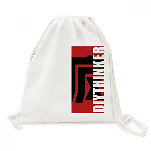 Sac de shopping chinois en toile avec cordon sac à dos voyage DIYthinker