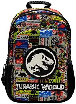 Mochila Jurassic World 43cm - Trolley, Material Escolar