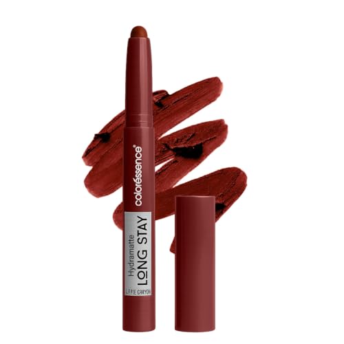 Image of Coloressence Hydra Matte Lip Crayon Lipstick, Muse, 1gm | Long Lasting | Matte Finish | Hydrating Formula | Smudgeproof | Sweatproof | Rich Coverage