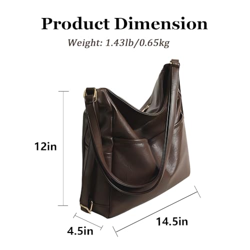Ruvafeny Convertible Backpack Purse for Women Tote Backpack Convertible Hobo Bag Vegan Leather Crossbody Shoulder Handbags by Ruvafeny - Used condition - Image 7