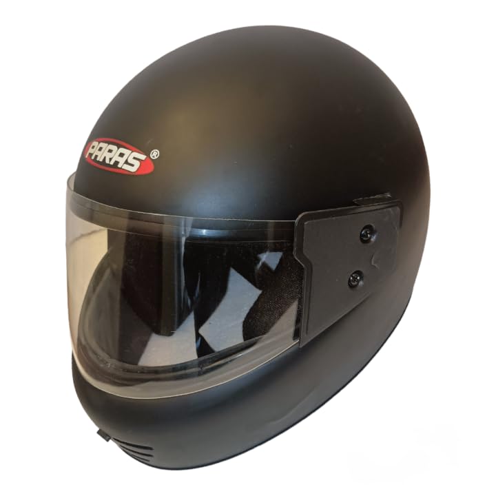 Image of Paras ISI Certified Full Face Helmet for Men and Women with ( Clear Visor Mechanism Size - 580 mm ) Medium