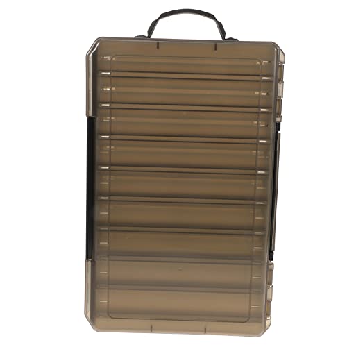 MUELODSIC Caja señuelo caja de cebo trampa tanque aparejos de pesca con plomos carnada contenedores de accesorios de pesca organizador de pesca suministro de pesca el plastico Light Grey