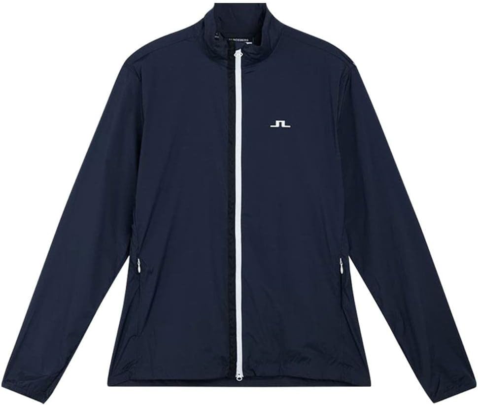 J.Lindeberg 2022 Ash Light Packable Golf Jacket JL Navy Large