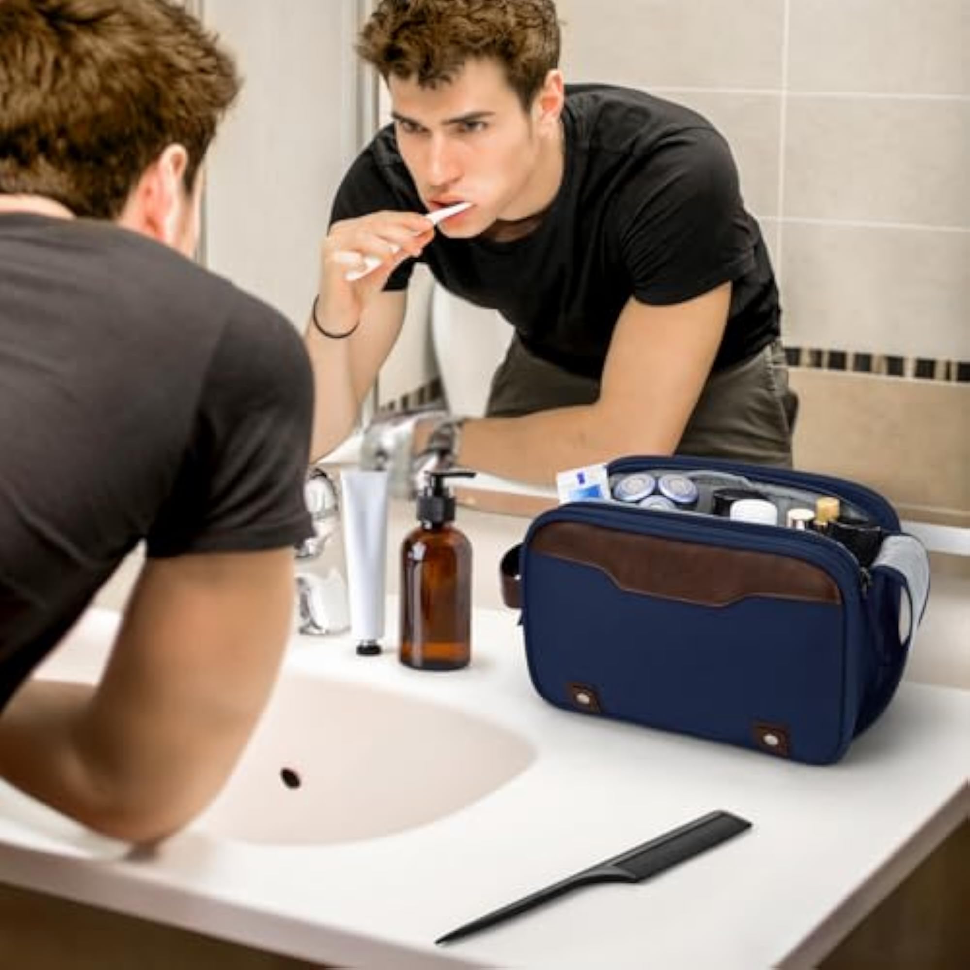 Travel Toiletry Bag for Men Toiletries Organizer