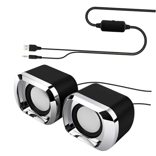 Altavoz de computadora multimedia USB periférico acústico para PC de escritorio jojofuny