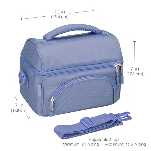 image for Bentgo® Deluxe Lunch Bag - Durable and Insulated Lunch Tote with Zipp