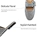 Aomigoct Mules for Woman Flats Comfortable: Gray 6.5 Round Toe Slip On Womens Mules Casual Fashion Work Shoes