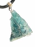indigolith heilstein wirkung  925 Silber Anhänger mit Blauen Turmalin Indigolith Rohkristall