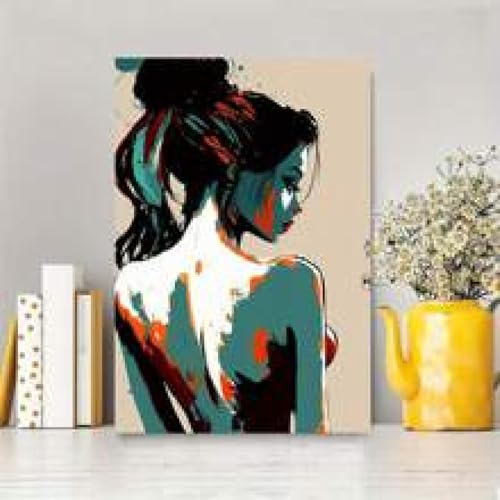 Affiche de chambre colorée moderne et tableau abstrait pour décoration murale