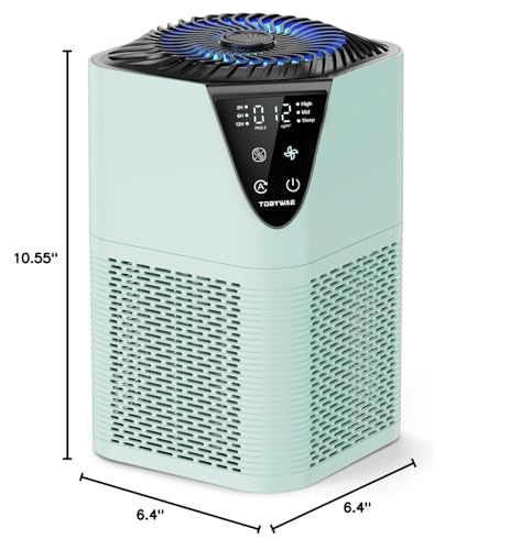 Image of Air Purifiers for Home Large Room up to 1750 Sq Ft, H13 True HEPA Filter Air Purifiers for Bedroom, 25dB Quiet with Fragrance Diffuser for Home,Bedroom,Office (Purple)