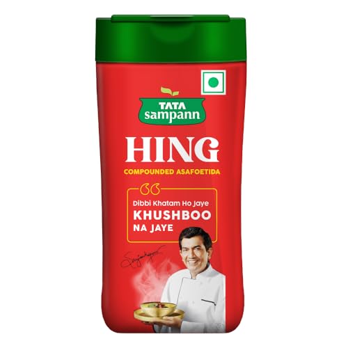 Image of Tata Sampann Hing, Compounded Asafoetida (Bandhani Hing), 100g, Recommended by Chef Sanjeev Kapoor, Strong Flavour & Aroma