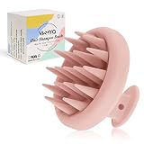 Soft Silicone Hair Scalp Massager Shampoo Brush, Upgraded Hair Scalp Scrubber for Dandruff Removal f