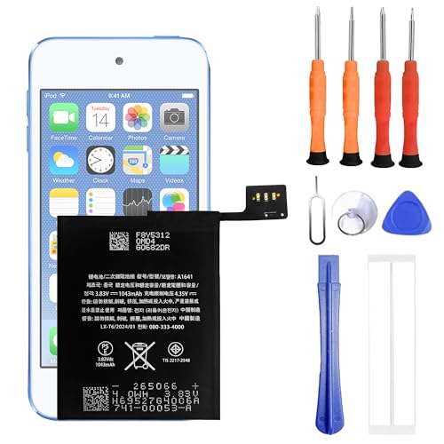 VUXYIT A1574 A1641   Batería de repuesto compatible con iPod Touch 5th 6th 7th 16GB 32GB 64GB A1574 con juego de herramientas de reparación