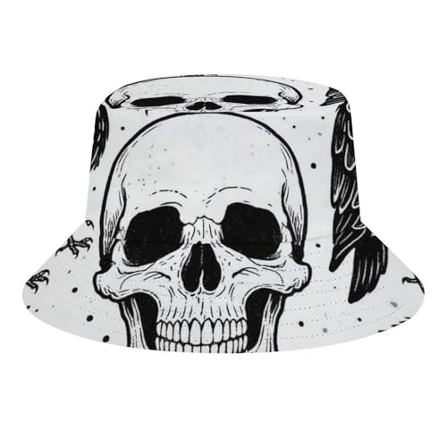 Fisherman Bucket Caps for Women Men Boys Girls, Wide Brim Fitted Boonie Cap Hat