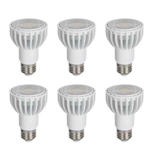 智光電気 LED電球 スポットライト形 E26口金 9W 高演色Ra90 36°配光 明るい 省エネ おしゃれ インテリア照明 店舗照明 家庭・店舗用(白・電球色・6セット)