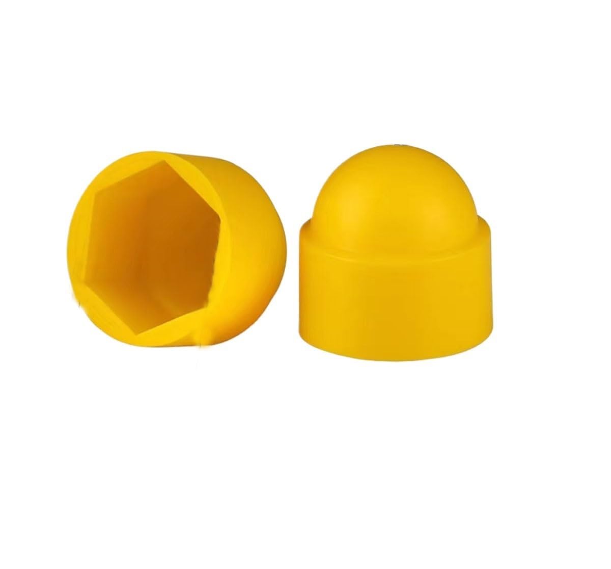 Lot de 50 capuchons en caoutchouc pour écrous hexagonaux M4 ~ M12, protection en plastique pour boulons, vis hexagonales (M8 x 12 x 15 mm)