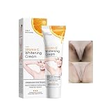 Skin Whitening Cream for Body,Lightening Skin Bleaching Cream for Intimate Areas,Vitamin C Dark Spot Remover Corrector for Neck,Armpit,Underarm,Elbow,Inner Thigh and Knees,Bikini,1.76oz