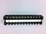 MARATHON SPECIAL PRODUCTS 1512STD 12 POSTION, 30 AMP@600 VAC/DC (UNPREPARED Wire), 2 Row, 20 in/LBS Torque, 10-22 AWG Copper Solid, Panel Mount, Barrier Terminal Block, 15.88 MM Pitch SPACING, 75 AMP
