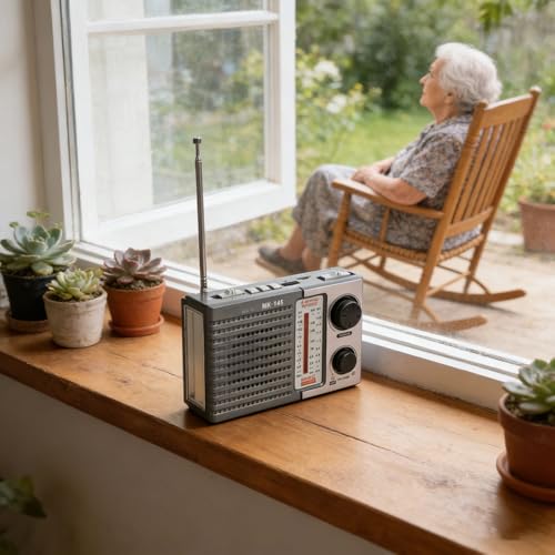Radio portátil Zopsc AM FM SW Bluetooth recargable USB miniatura 2