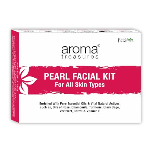 Image of Aroma treasures one time use Pearl facial kit for all skin type