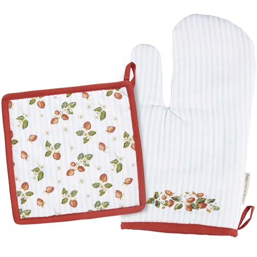 Manique cuisine Primitives by Kathy textile premium peint main - 2