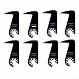 GQAQZQ Drywall Oscillating Saw Blades for Dremel, Dewalt, Fein, Bosch, Makita, Milwaukee, Rockwell, Ryobi, Craftsman, Ridgid Multitool, 85mm, 8 Pack