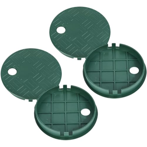 Uonlytech Tapa para Caja de Válvulas de Riego 6 Pulgadas, Plástico Resistente Corrosión y Luz Solar, Cubierta Duradera para Sistema de Aspersores, Accesorios para Jardín y Estilo