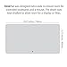 Twelve South Sustainable Leather Large Desk Pad - Desk Mat for Computer, Mouse Traction Surface, Desk Protector, Large Mouse Pad, Moisture and Heat Resistant, Non-Slip Desk Pad, Spill Resistant, Grey