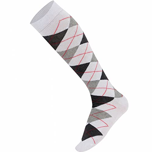 Mysocks Knee High Socks Long Golf Socks Colorful 2 Pairs Argyle Socks for Men Women3