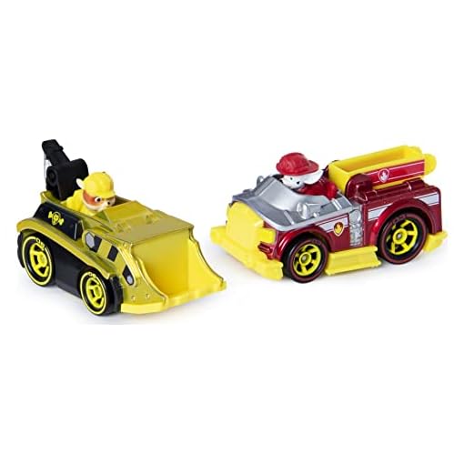 Paw Patrol Kids Metal Die-Cast Vehicles, Pack Of 6, Multicolour - Image 5