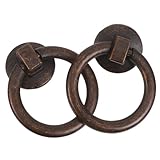 Pour types de meubles : que vous ayez besoin de poignées pour vos meubles de cuisine ou pour une armoire vintage, ces poignées anneaux pour tiroirs s’adaptent à une variété de meubles, alliant praticité et style