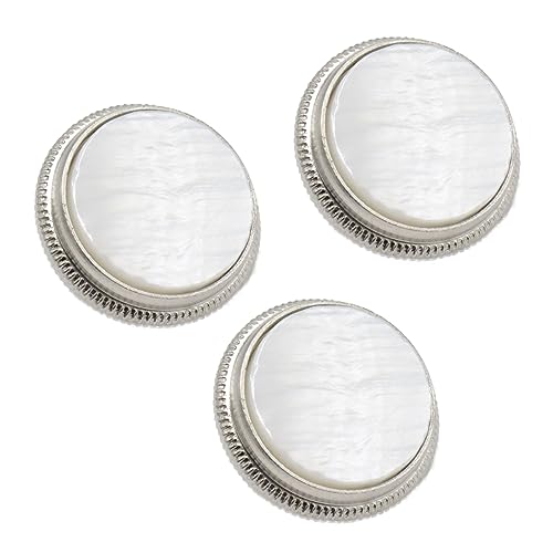 Cheerock 3-Pack Copper Trumpet Valve Caps Finger Button Replacement